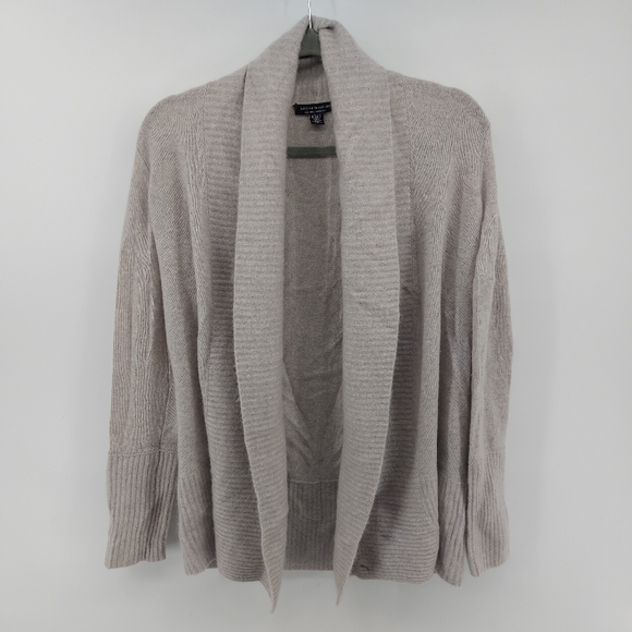 Saks Fifth Avenue Cashmere Cardigan Gray Size xs - Picture 1 of 4